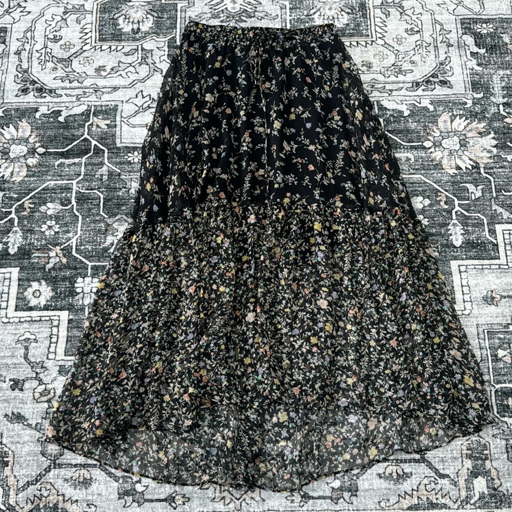 RL excellent condition printed skirt